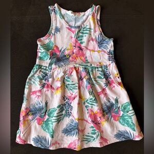 H&M Tropical Print Scoop Neck Sundress